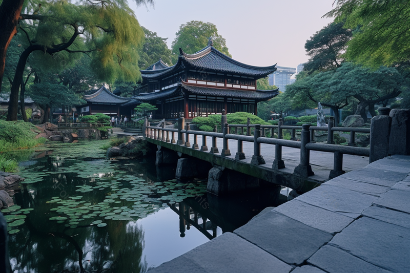 园林百年历史亭台阁榭自然,高清,摄影图,摄影图片,图片大全,摄影图免费下载